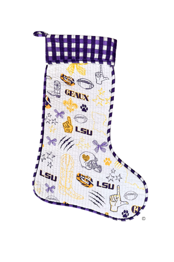LSU Holiday Stocking© PREORDER