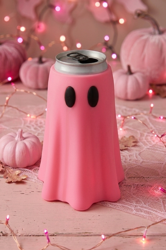 Pink Ghost Slim Can Cooler PREORDER