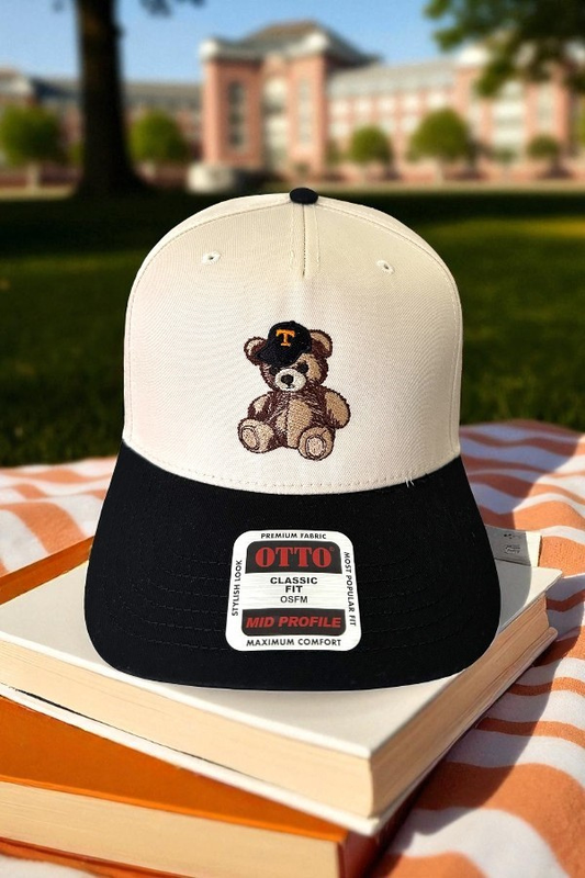 PREORDER VOLS Teddy Black Embroidered Hat
