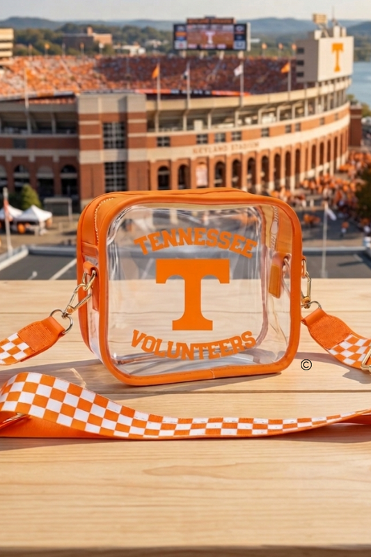 Tennessee Volunteers Orange Clear Crossbody Bag PREORDER