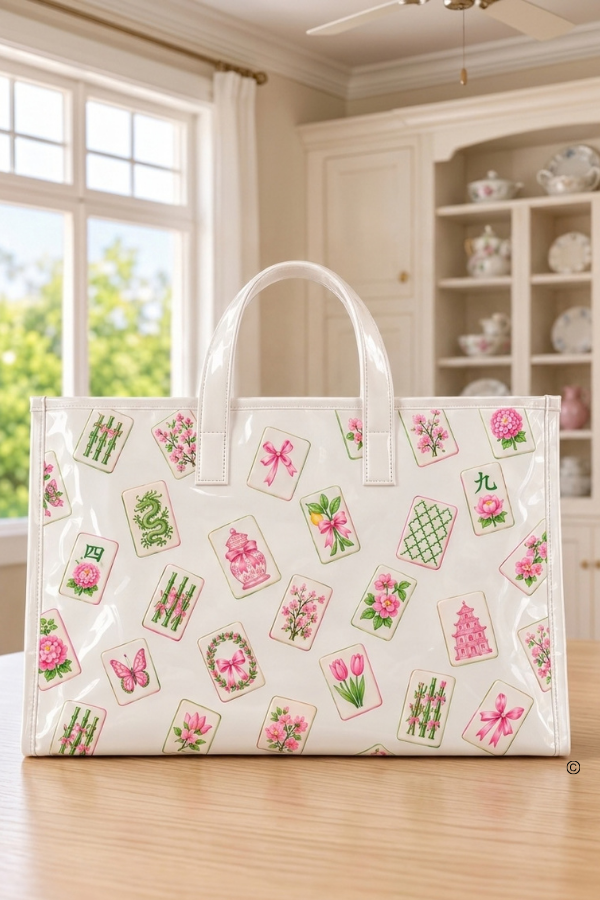 The Petal Play Vinyl Tote Bag© PREORDER