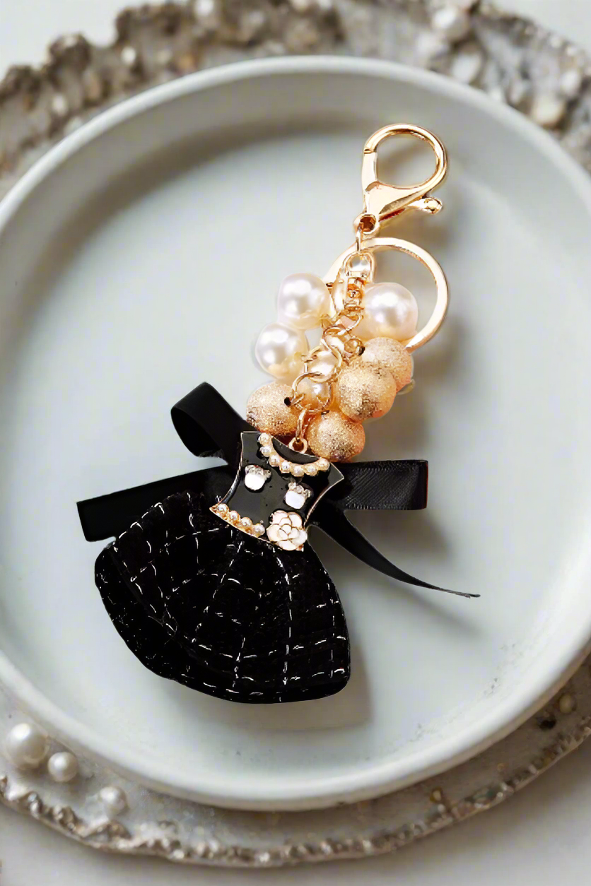 PREORDER Black Dress Purse Charm