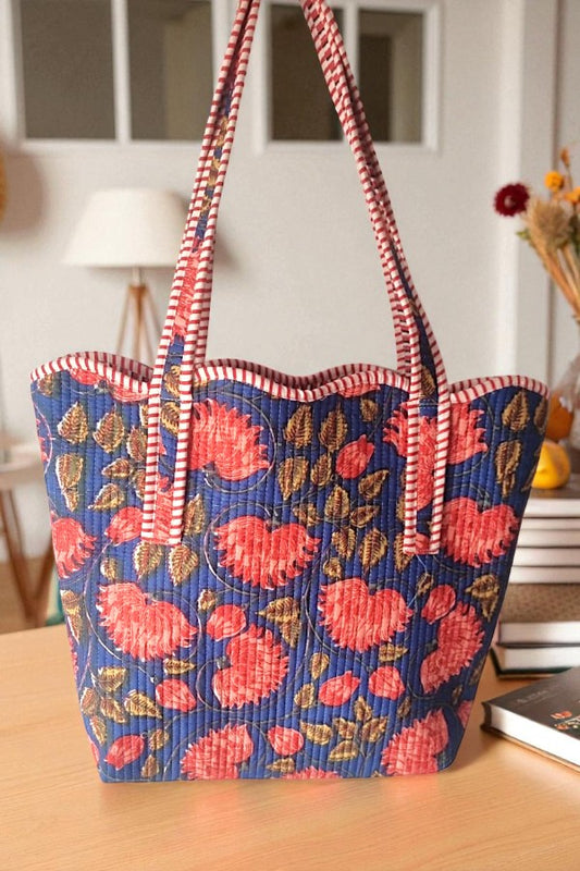 PREORDER Rustic Garden Scalloped Tote Bag