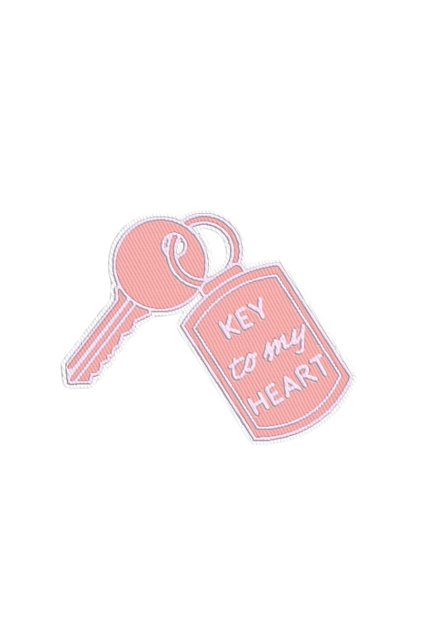 PREORDER Key to My Heart Embroidered Patch