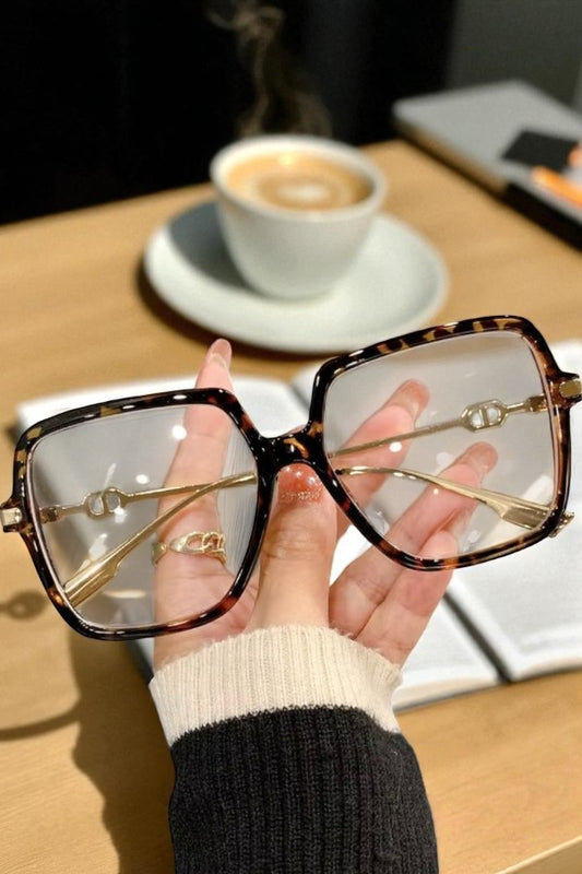 PREORDER Natalie Tortoise Shell Square Blue Light Glasses