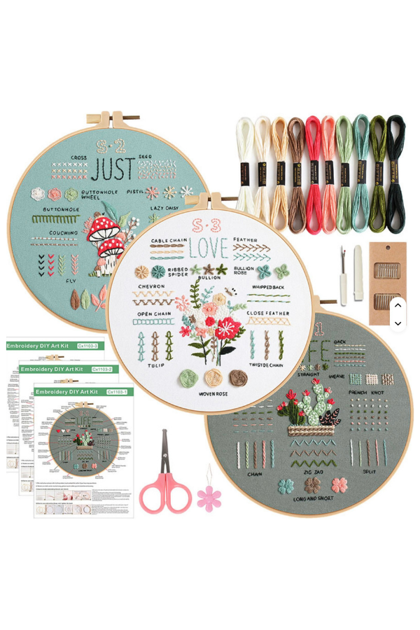 Just Love Life Embroidery Kit PREORDER