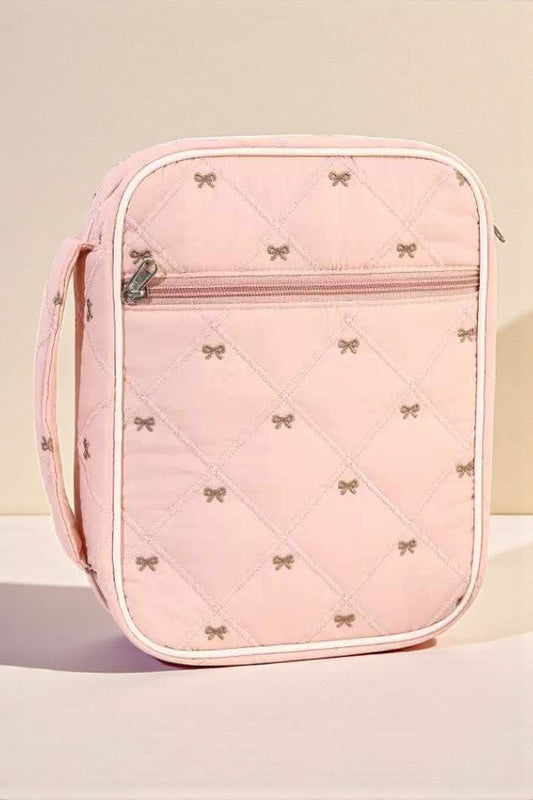 PREORDER Pink and Brown Bow Bible Cover