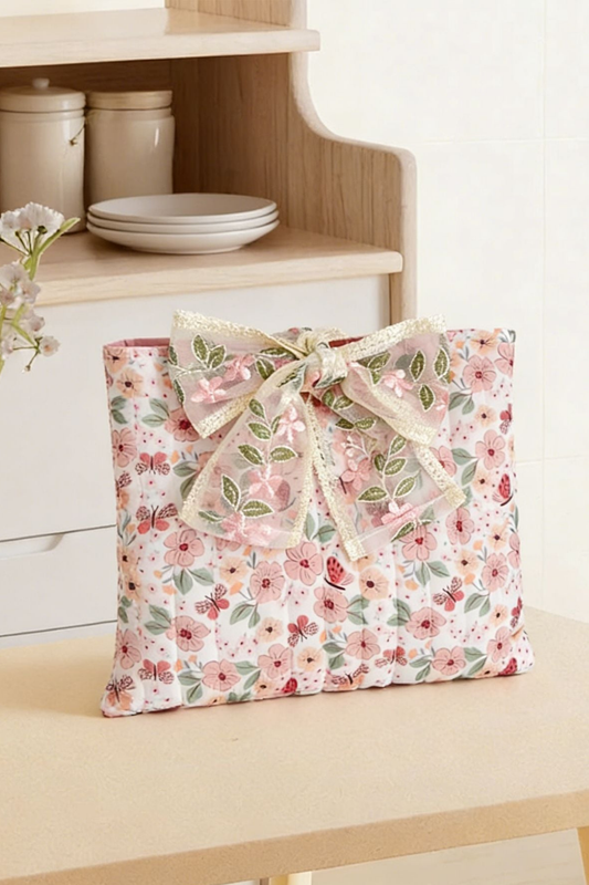 Grace Butterfly Print Tie Bible Cover PREORDER