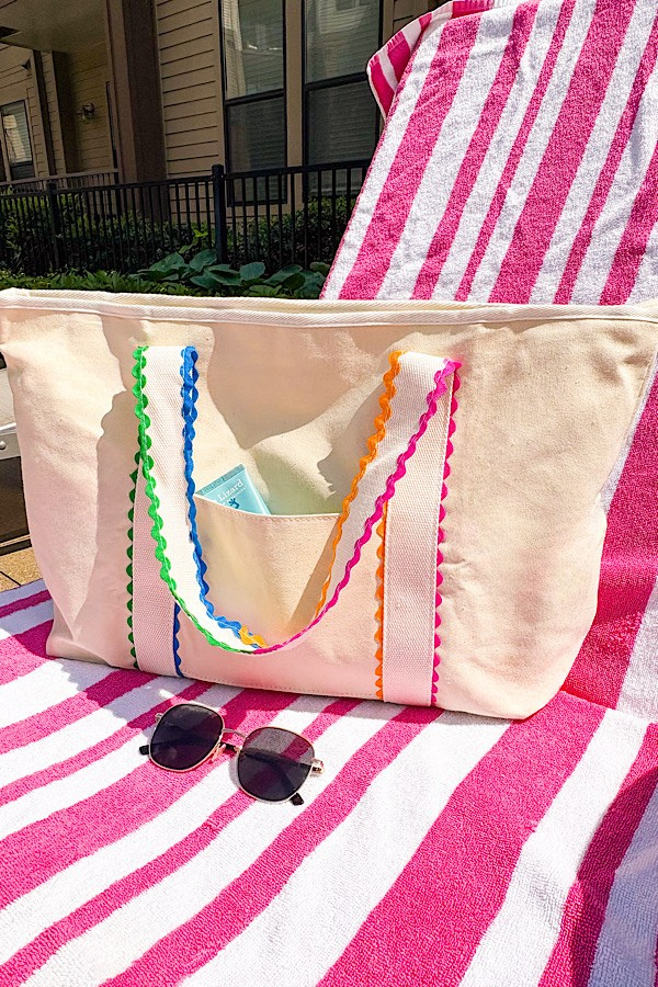 Spencer Rick Rack Trim Tote Bag PREORDER
