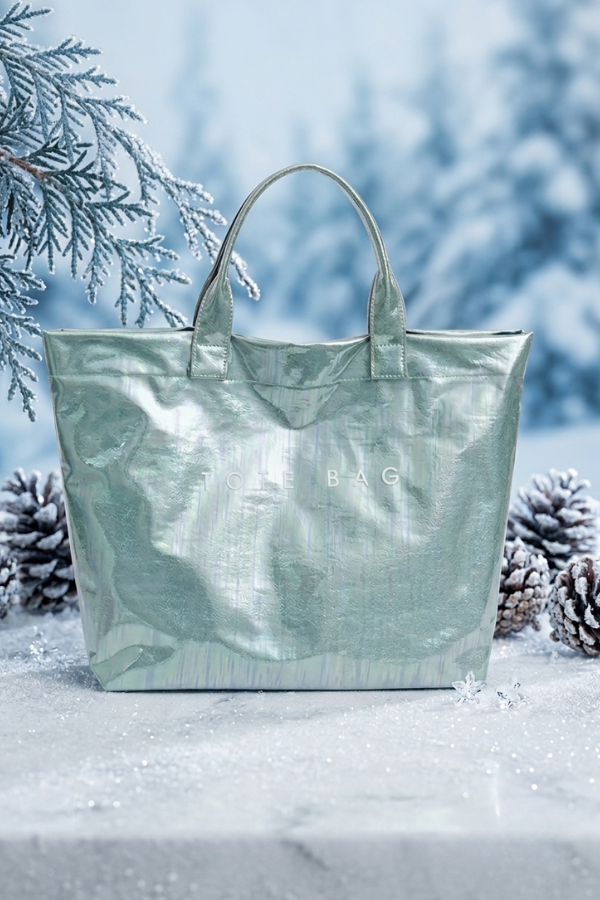 Mint Green Iridescent TOTE BAG PREORDER