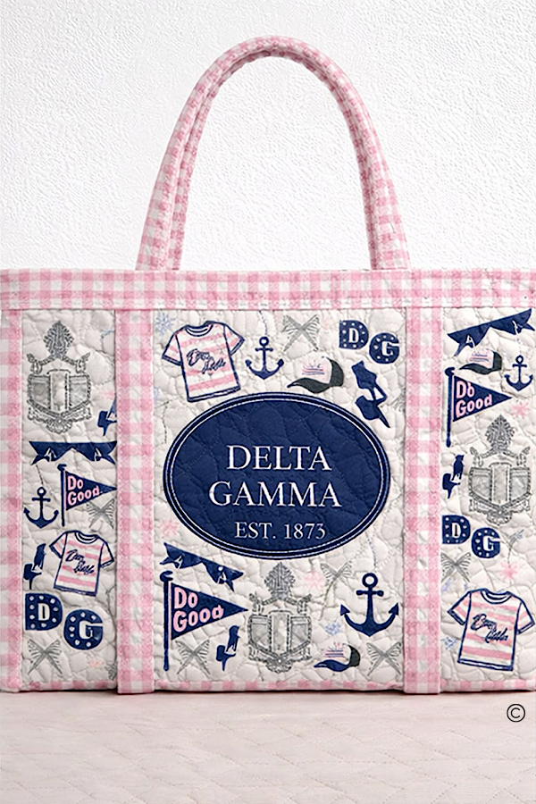 PREORDER Delta Gamma Sorority Tote Bag
