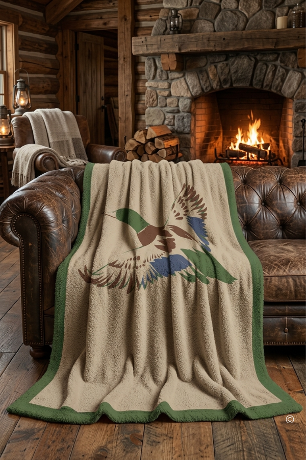 Mallard Marshland Blanket PREORDER