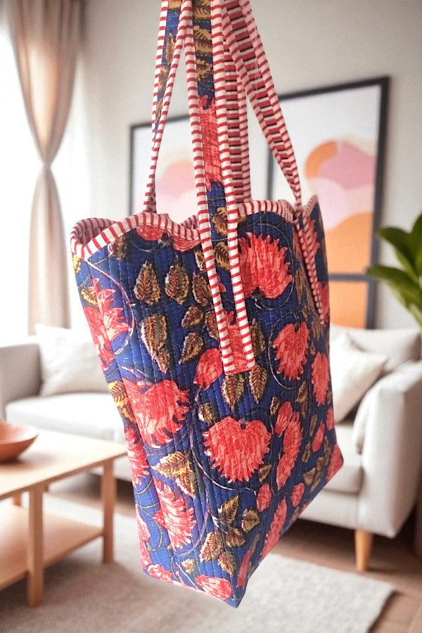 PREORDER Rustic Garden Scalloped Tote Bag