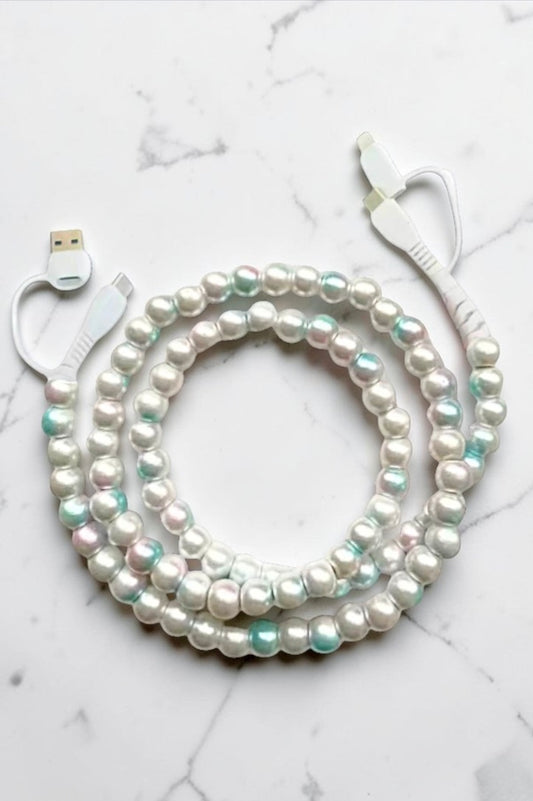 PREORDER Updated Tie-Dye Beaded Cord Charger