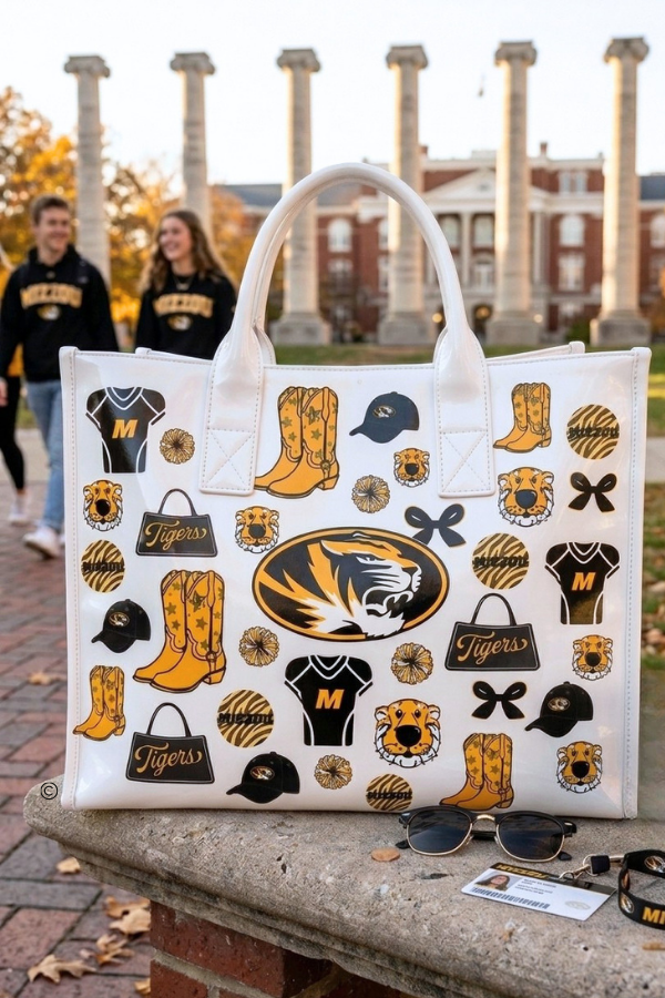 Meet Me at Mizzou Vinyl Tote© PREORDER