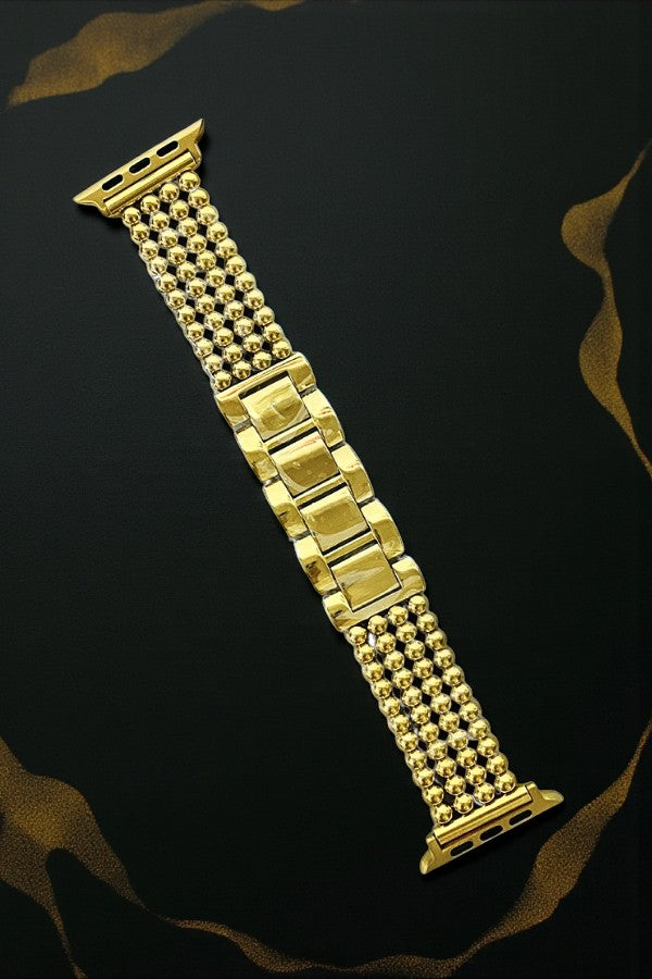Margot Gold Beaded Smartwatch Band