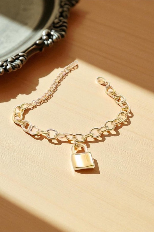 The Lock & Luxe Gold Bracelet