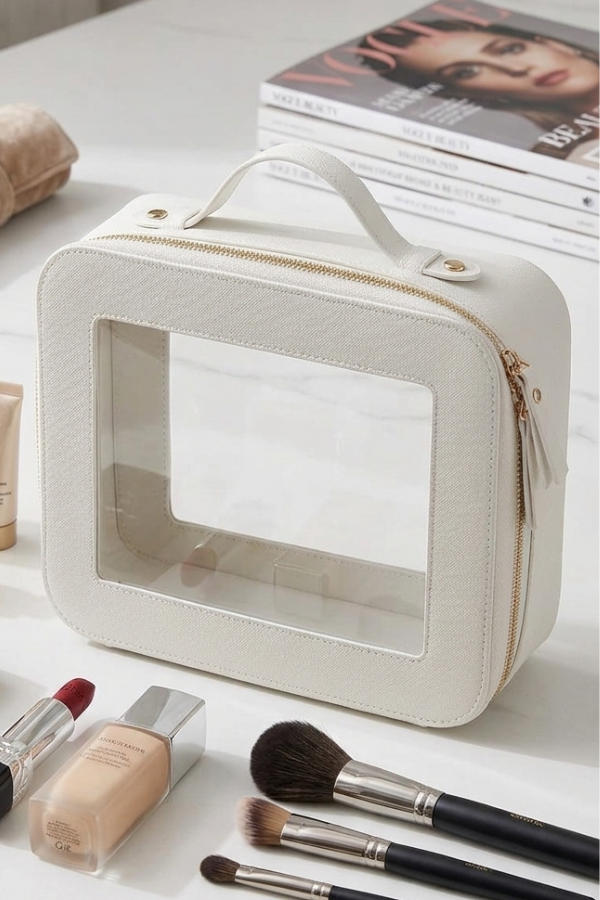 Posie White Clear Travel Bag PREORDER