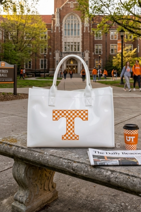 Vols Checkered Power T Tote Bag© PREORDER