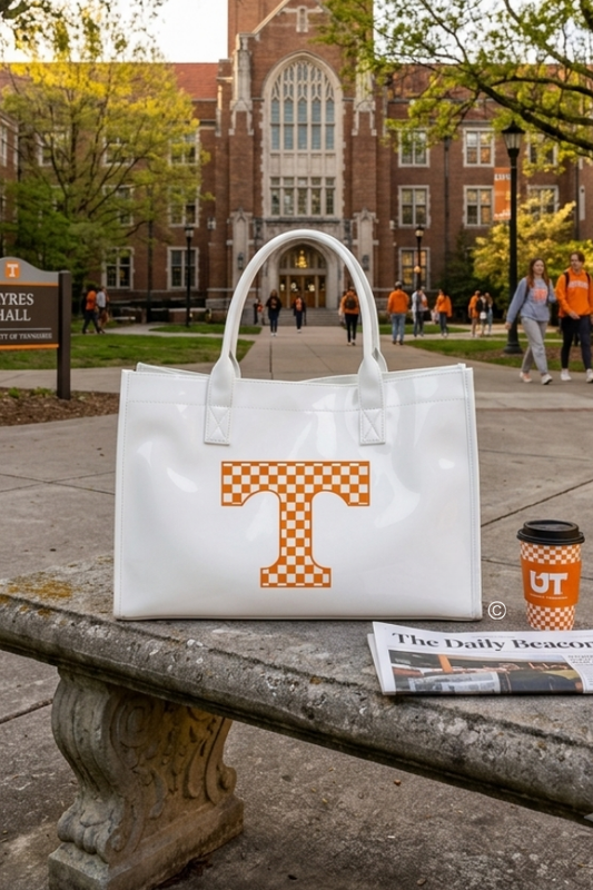 Vols Checkered Power T Tote Bag© PREORDER