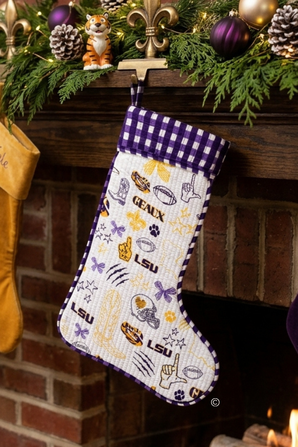 LSU Holiday Stocking© PREORDER
