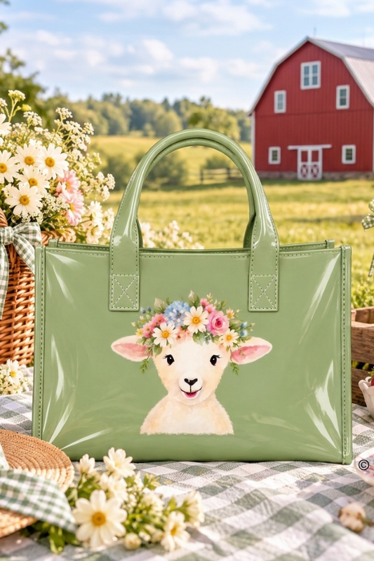 Posie Mae Vinyl Tote Bag© PREORDER