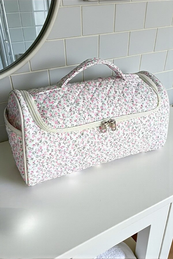 PREORDER Penelope Pink Floral Cosmetic Case