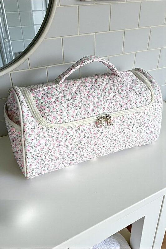PREORDER Penelope Pink Floral Cosmetic Case