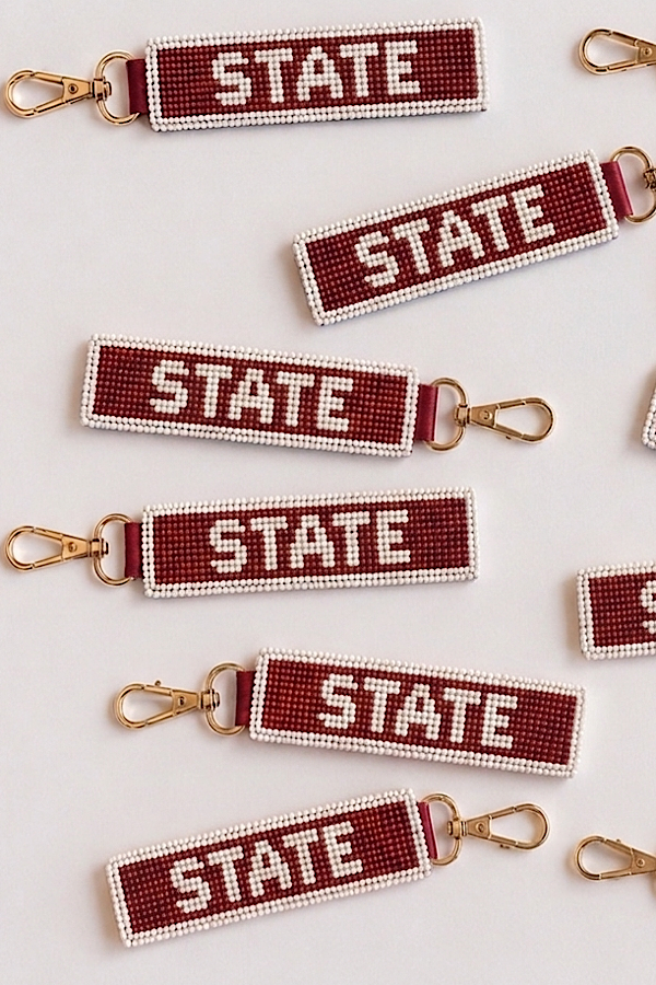 STATE Beaded Keychain PREORDER
