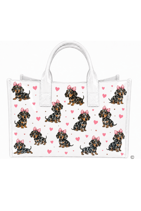 Puppy Love Vinyl Tote© PREORDER