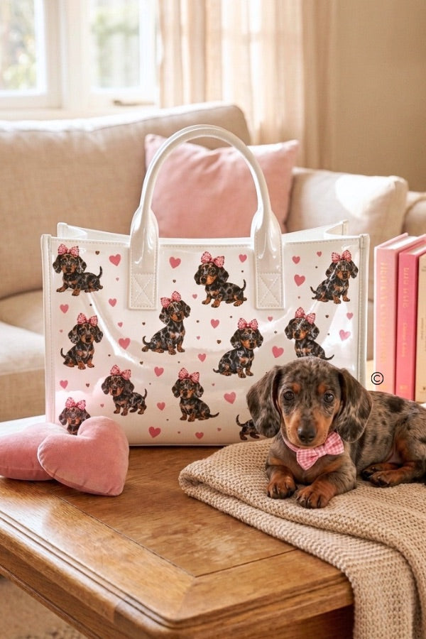 Puppy Love Vinyl Tote© PREORDER