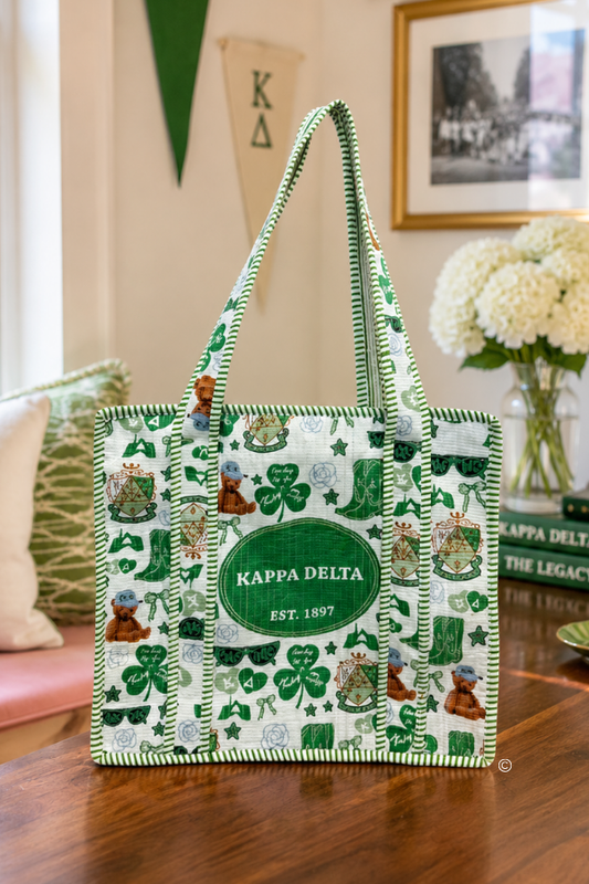 Kappa Delta Sorority Tote Bag PREORDER