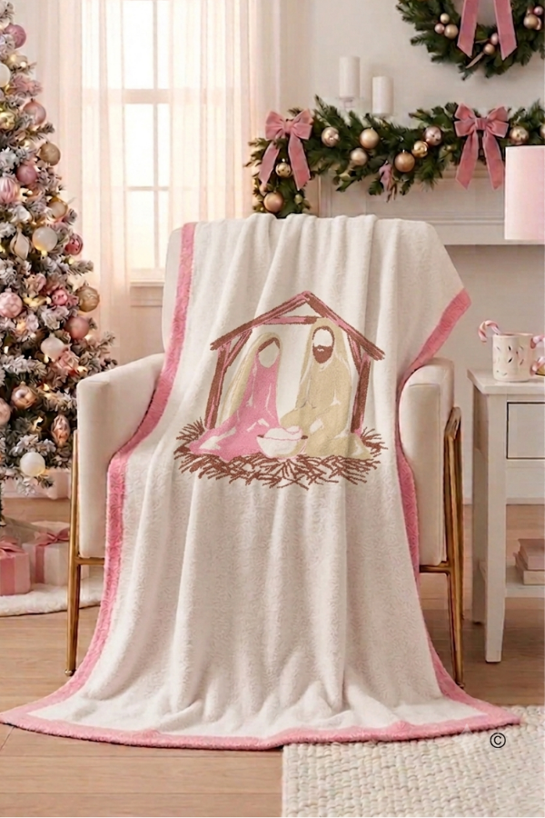 A Sweet Noel Nativity Blanket PREORDER
