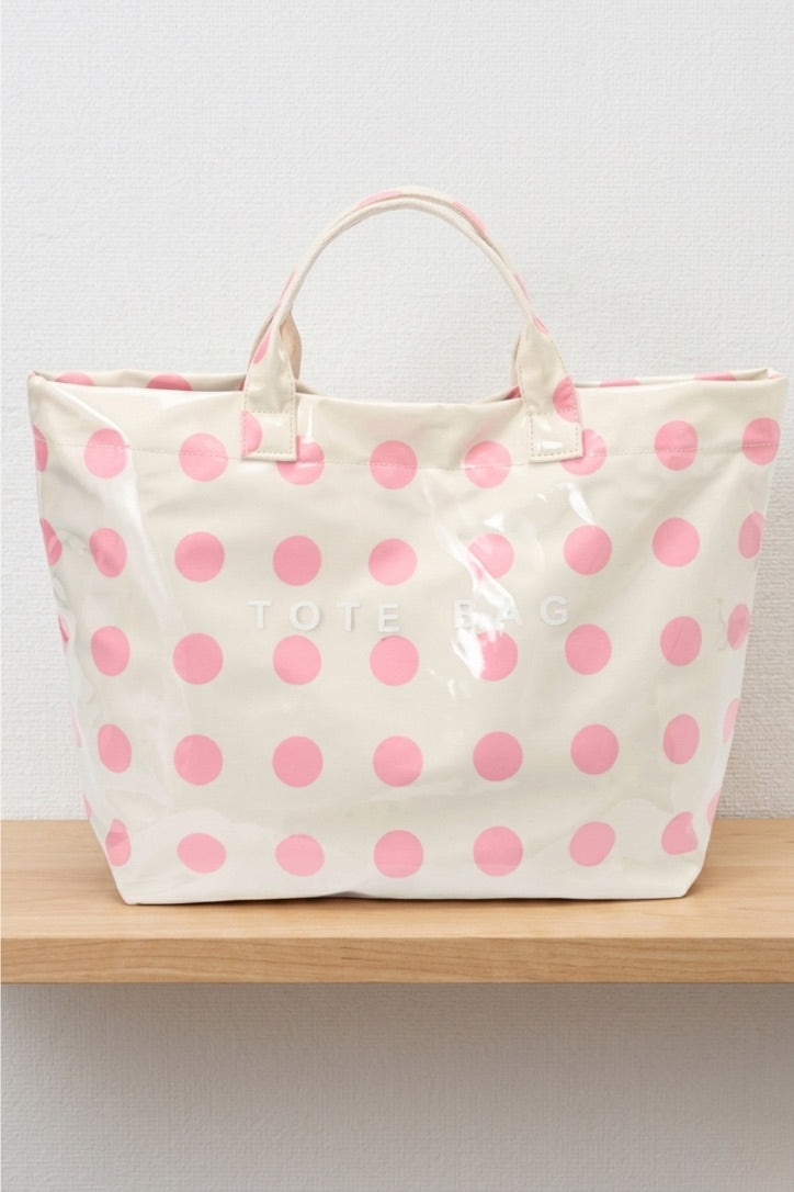 Pink Polka Dot TOTE BAG PREORDER