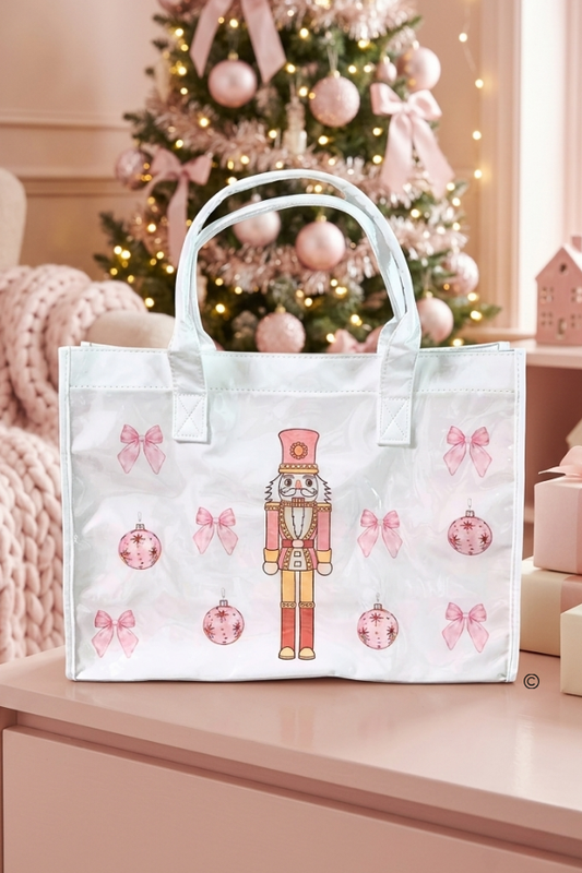 Plum Adorable Nutcracker Vinyl Tote Bag PREORDER