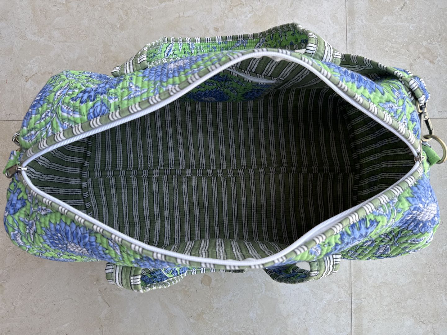 PREORDER Alice Green and Blue Duffel Bag