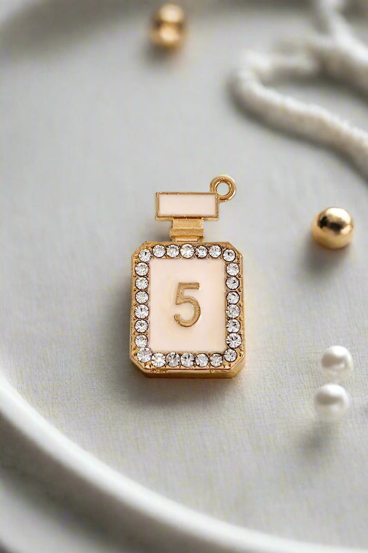 Blush Perfume Bottle Charm