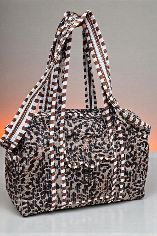 PREORDER Wild Thing Leopard Print Duffel Bag