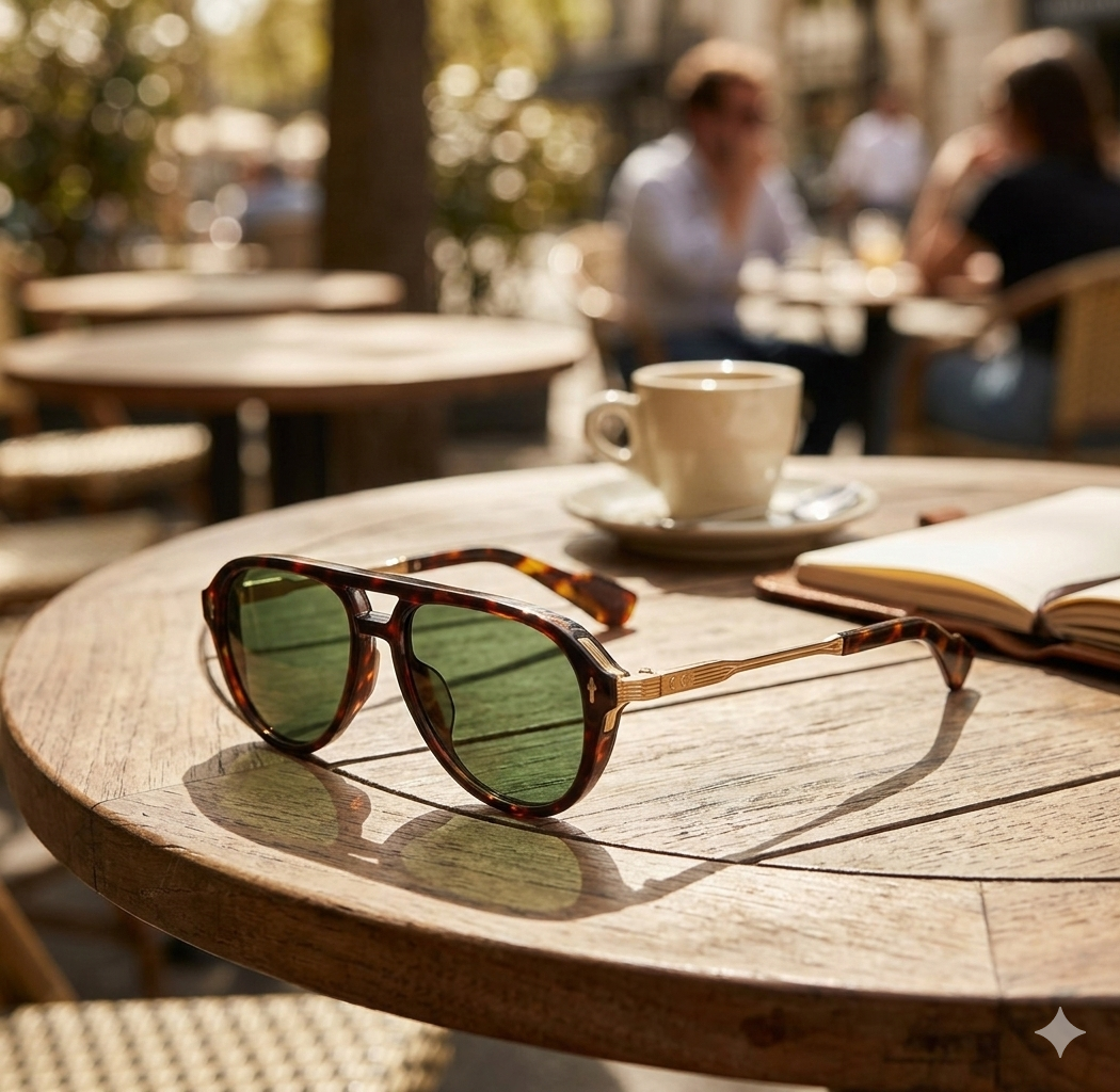 PREORDER Oliver Tortoiseshell Aviator Sunglasses