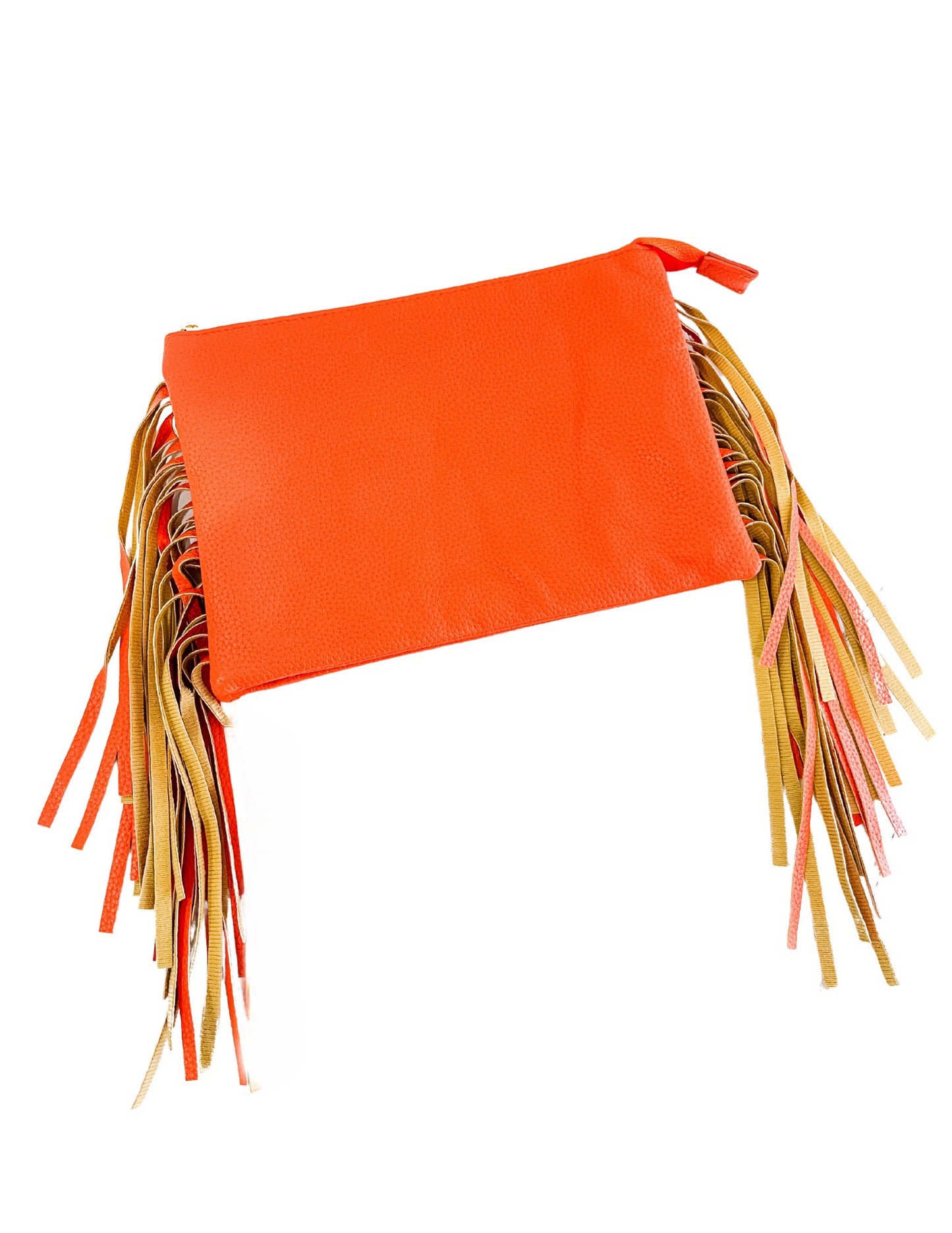 Sedona Orange Fringe Bag