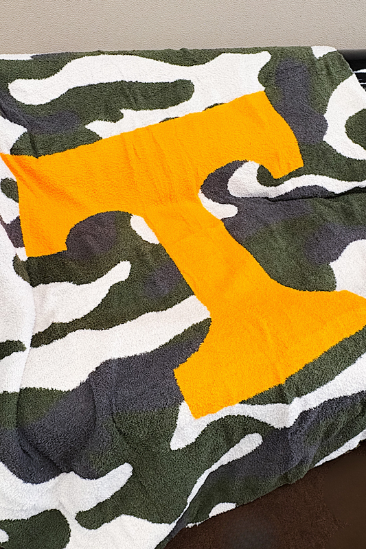 Volunteer Vibes Camo Luxury Blanket