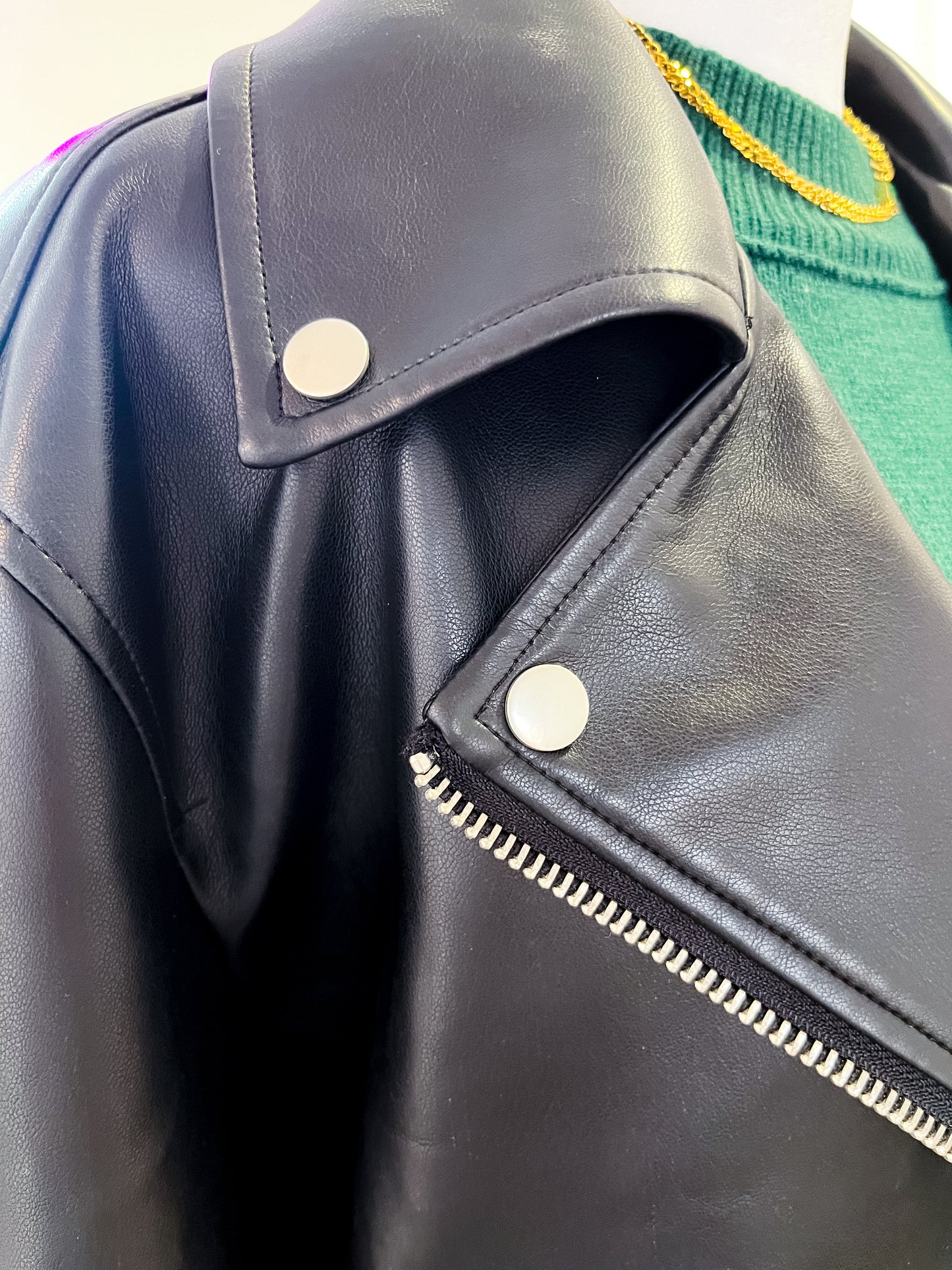 Desi High Quality Black Leather Jacket