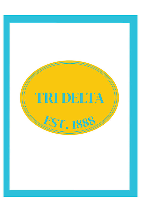 PREORDER Tri Delta Luxury Blanket
