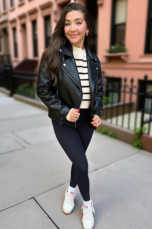 Desi High Quality Black Leather Jacket