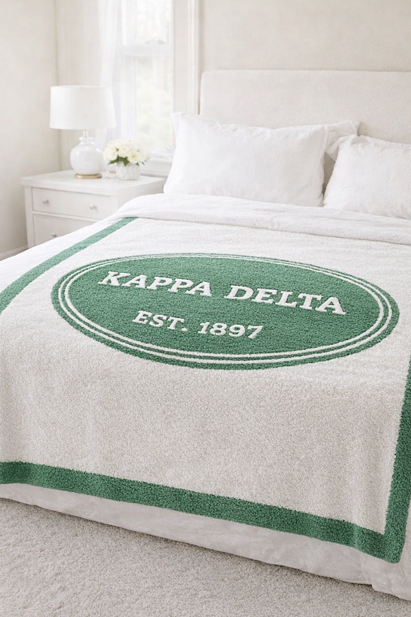 Kappa Delta Luxury Blanket