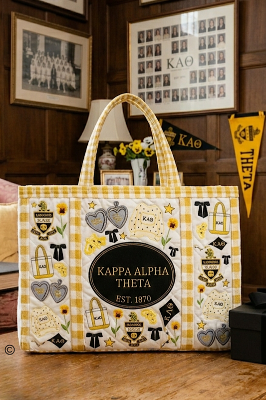 PREORDER Kappa Alpha Theta Sorority Tote Bag