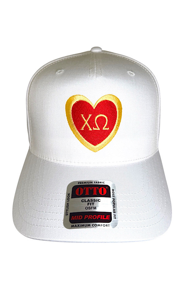 Chi Omega Embroidered Hat