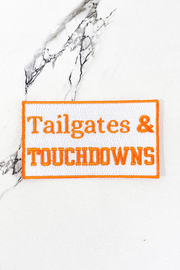 Tailgates & Touchdowns Embroidered Patch