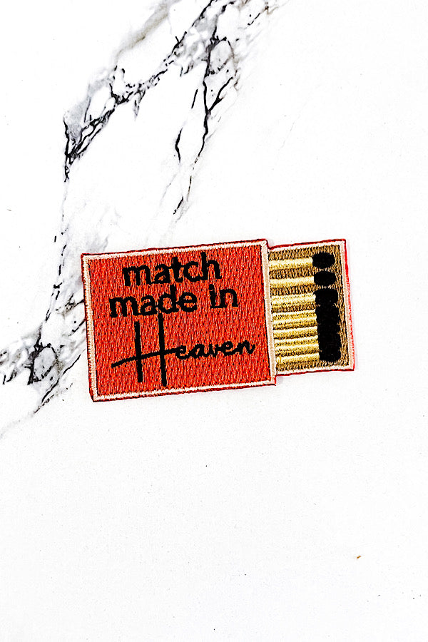 Match Made in Heaven Embroidered Patch