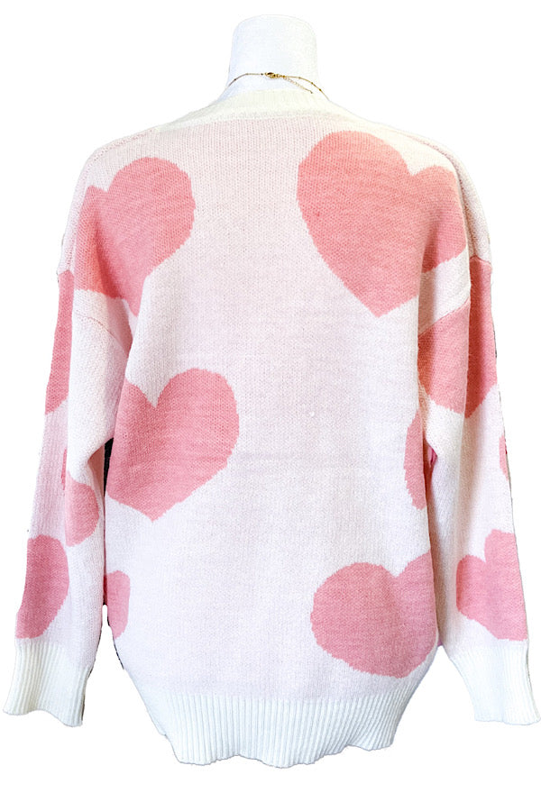 PREORDER Love Pearl Heart Sweater